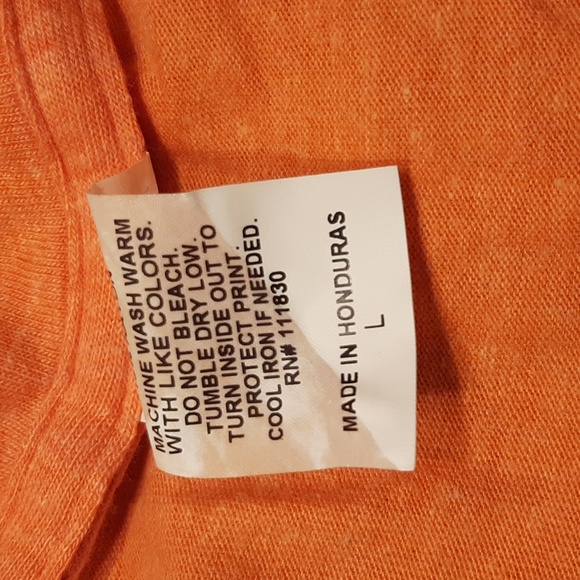 Las Vegas Orange Tee Size Large - Picture 2 of 3